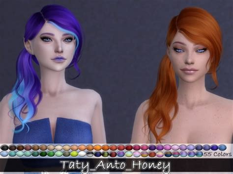 Anto Honey Hair Retexture At Taty Eámanë Palantír Sims 4 Updates