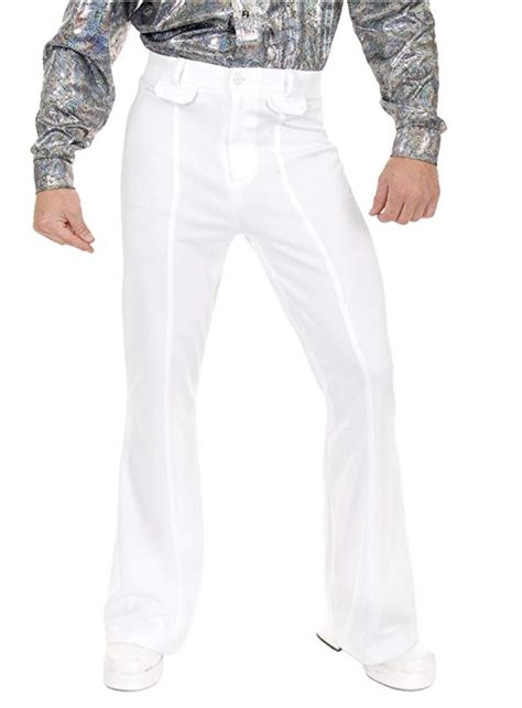 Mens Disco Pant In White Disco Pants Dance Costumes Dresses Disco