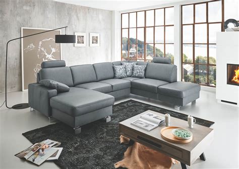 Unsere sofas, eckgarnituren, big sofas und wohnlandschaften haben alles, was sie zum ganz problemlos können sie auf unserer webseite ihr passendes sofa günstig online kaufen. Wohnlandschaft Anthrazit Leder Woody 87-00101 Echtleder ...