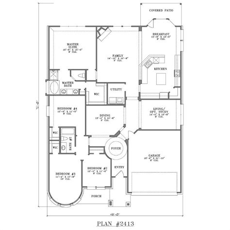 Bedroom House Plans One Story Joy Studio Design Jhmrad 108437