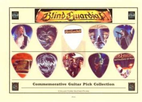 Blind Guardiancommemorative Guitar Pick Collection