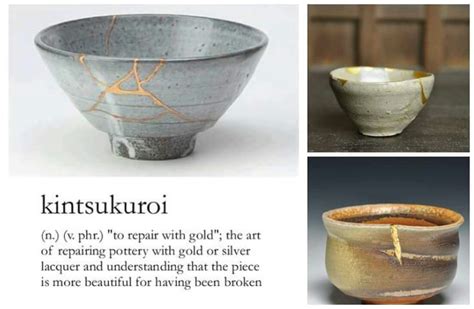 The art of kintsugi teaches that broken objects are not something to hide but to display with pride. Pin by Lisa Lowe on kintsukuroi philosophy (With images) | Japanese gold repair, Kintsugi ...