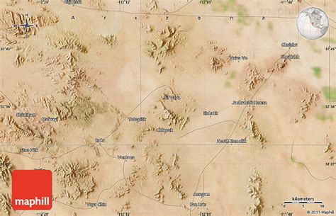Satellite Map Of Arizona City