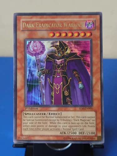 Dark Eradicator Warlock Sd6 En001 1st Ed Cartas Yugioh Cuotas Sin