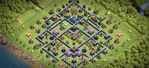 Farming Base Th13 With Link Anti Everything Hybrid Clash Of Clans