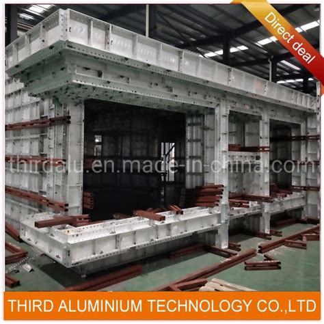 Reusable Recycling Monolithic Concrete Forms Aluminium Formwork System
