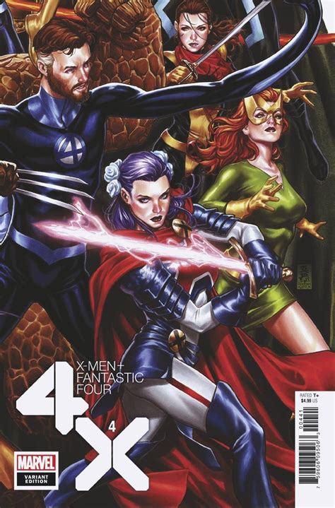 X Men Fantastic Four 4 Brooks Connecting Cover Fresh Comics