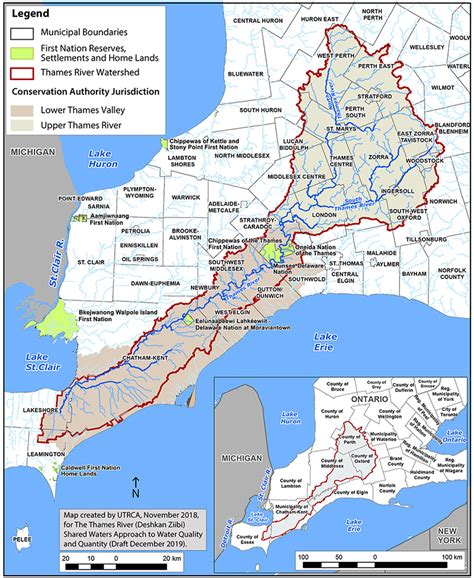 Thames River Watershed And Traditional Territory Upper Thames River