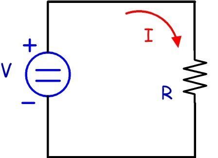 Conventional current flows in the opposite direction from the actual flow of electrons. kirchhoffs laws - How does the current know how much to flow, before having seen the resistor ...