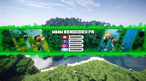 Minecraft Bannière Youtube Banner For My Youtube Channel Minecraft