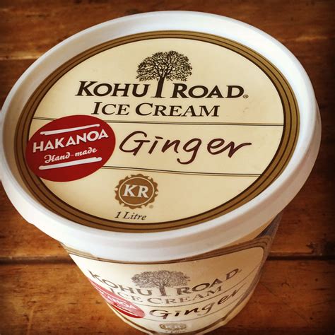 Kohu Road Hakano Ginger Icecream Hakanoa Handmade