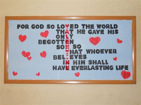 Church Bulletin Board Ideas For February