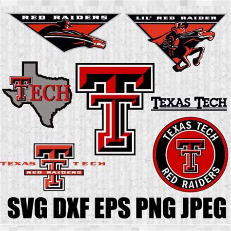 Texas Tech Red Raiders Svg Png Jpeg Dxf Digital Cut Vector Inspire Uplift