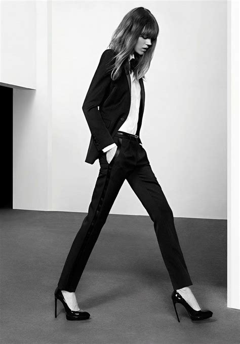 Freja Beha Erichsen By Hedi Slimane For Saint Laurent Pre Fall