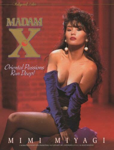 MIMI MIYAGI Rare Original MADAM X Sided X Promo Photo Slick AVN EBay