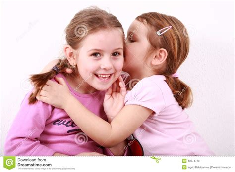 Kids whispering stock image. Image of human, share, conversation - 13974779