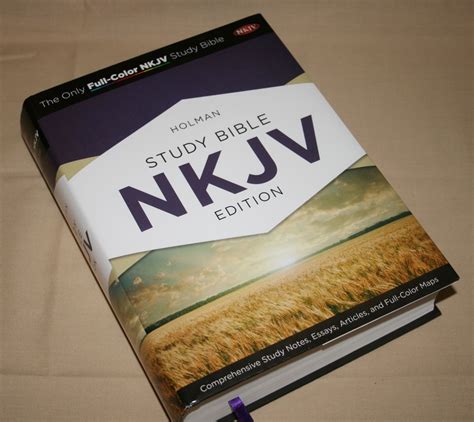 Be realistic with reading the bible in a year. Holman NKJV Study Bible - Review