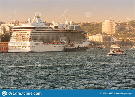 Passenger Cruise Ship Docked Editorial Photography Image Of Ocean Mediterranean 230913197