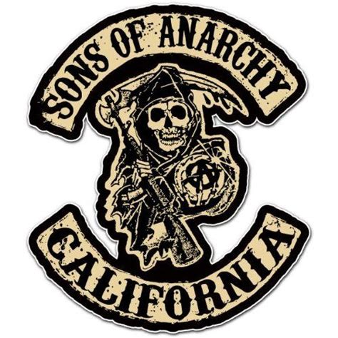 Sons Of Anarchy California Car Bumper Sticker Decal 5x4 Sons Of
