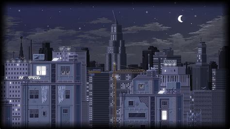Hd Wallpaper Pixels Pixel Art Pixelated Cityscape Building
