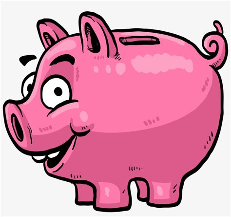 Money Saving Piggy Bank Clip Art Pink Piggy Bank Clipart Transparent