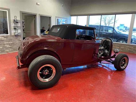 1932 Ford Roadster Convertible Red Rwd Automatic For Sale Photos