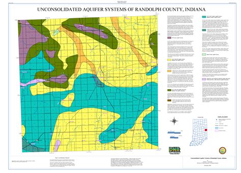Dnr Water Aquifer Systems Maps 35 A And 35 B Unconsolidated And