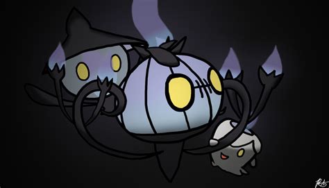 Litwick Lampent And Chandelure By Poppywolfmoon On Deviantart