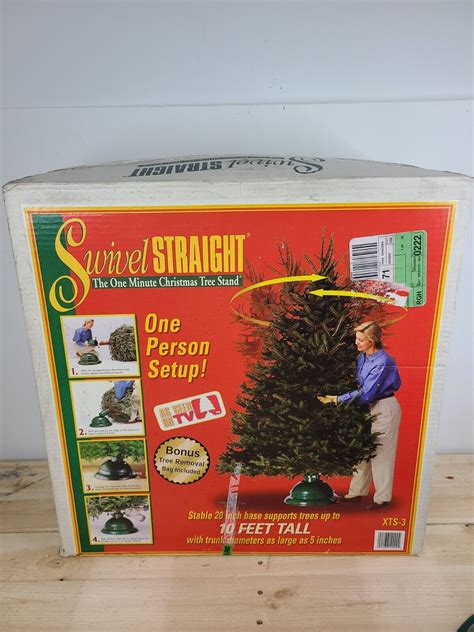 Swivel Straight Christmas Tree Stand Holds Up To 10 100lb Xts3 Ebay