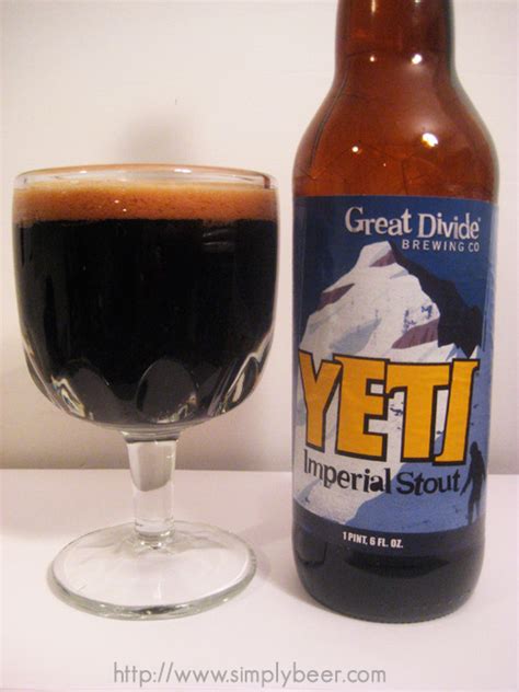 Beer Review Great Divide Yeti Imperial Stout Simplybeer