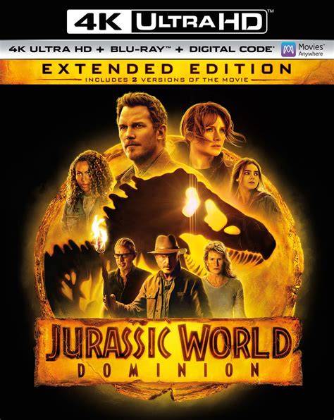 Jurassic World Dominion 4k Blu Ray