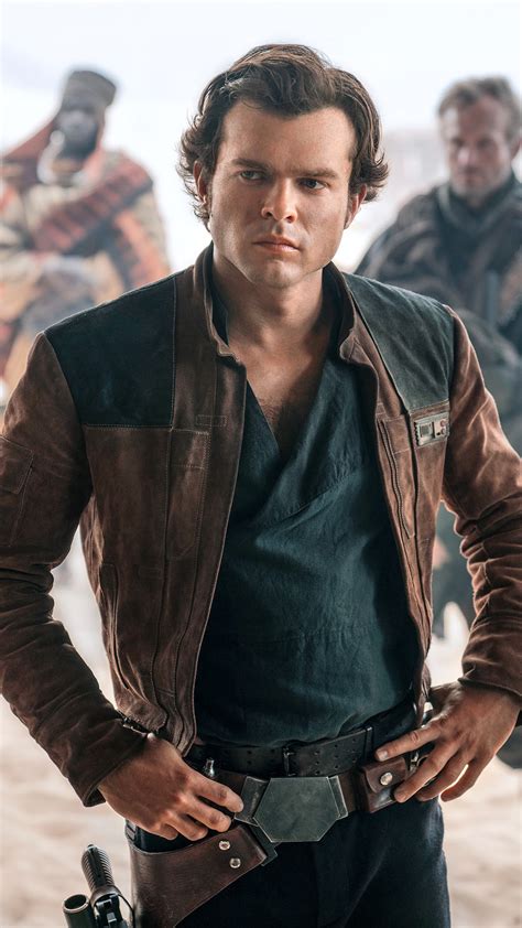 2160x3840 Alden Ehrenreich As Han Solo In Solo A Star Wars Story Sony