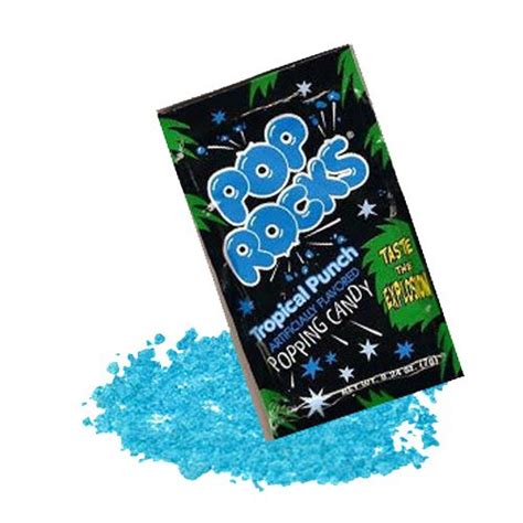 Pop Rocks Tropical Punch Popping Candy 033 Oz Package All City Candy