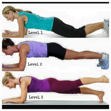 Plank Options Beginner Workout Exercise Workout