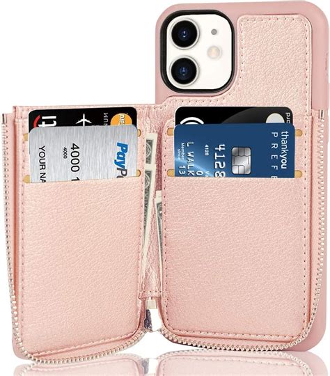 Iphone 11 Wallet Case Lameeku Iphone 11 Zipper Wallet Case