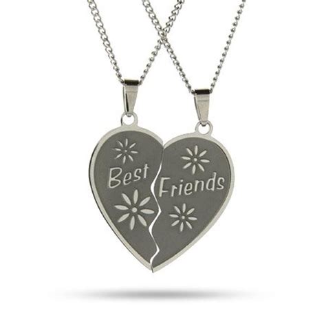 Engraved Best Friends Necklaces Set