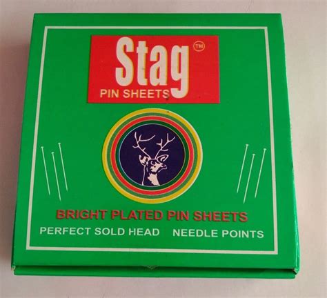 Stag Paper Pin Sheet Packaging Size 50 At Rs 125box In Agra Id 2850370488630