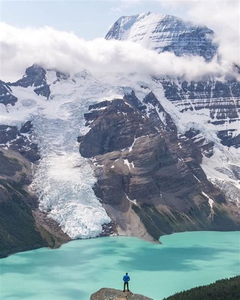 Soaking In The Beauty Of Mount Robson The Tallest Peak In The Canadian