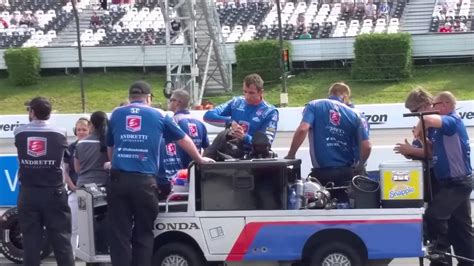 Justin Wilson Packing Up His Helmet One Last Time Youtube