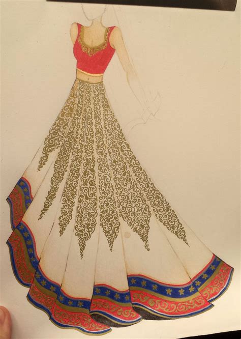 Sketches For Anarkalis Fashion Illustration Sketches Dresses Fashion