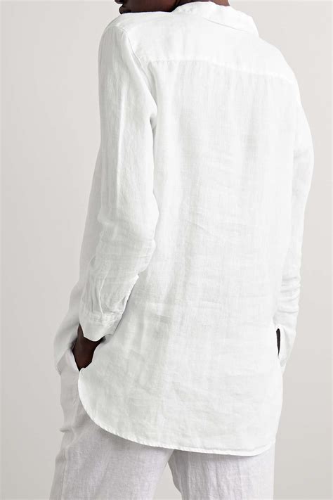 James Perse Linen Shirt Net A Porter