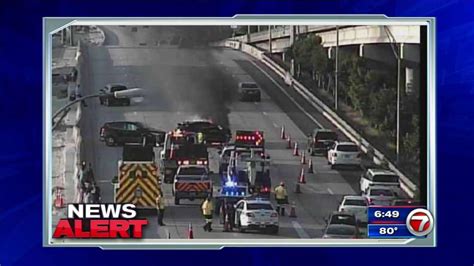 All Northbound I 95 Lanes North Of Downtown Miami Reopened After Crash