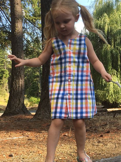 Toddler Dress Size 4t Bold Plaid In A Soft 100 Cotton Etsy In 2021