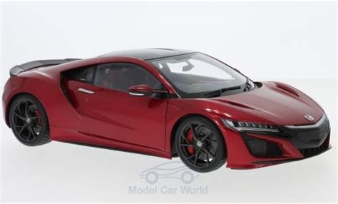 Coche Miniatura Honda Nsx 118 Autoart Nc1 Metallise Rojo Rhd 2016