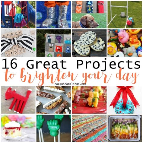 16 Projects To Brighten Your Day And Block Party Rae Gun Ramblings
