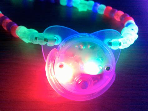 Flashing Clear Pacifier White Glow In The Dark And By Statika