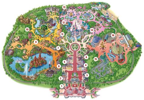 Mapa De Disneyland Paris Restaurantes En Adventurelan