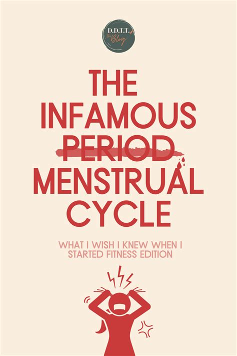 The Infamous Menstrual Cycle In Menstrual Cycle Fitness Blog