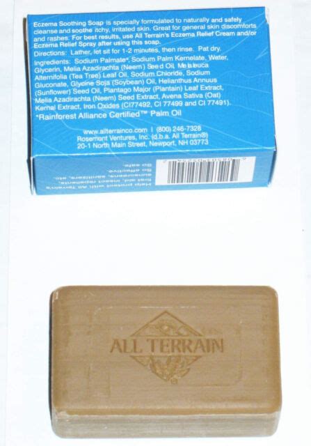 All Terrain Eczema Soothing Soap Specialty 4 Oz For Sale Online Ebay