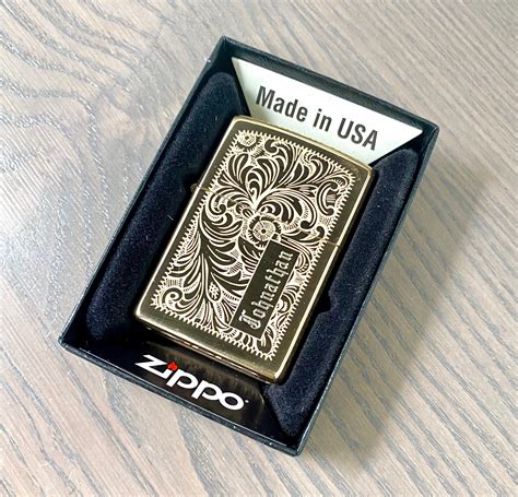 Lighters Fully Hand Engraved Zippo Lighter Art And Collectibles
